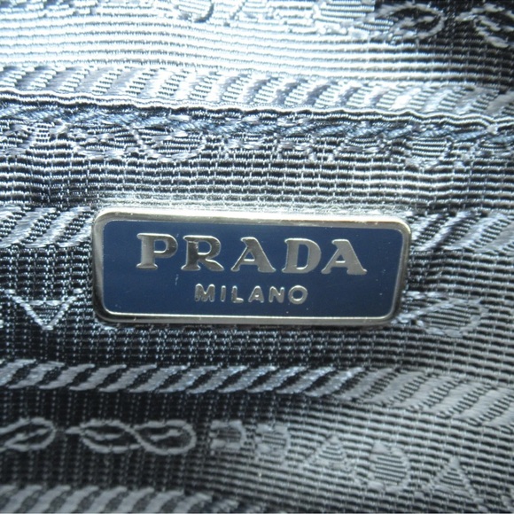 Prada Embellished Denim Mini Crossbody Bag - Picture 11 of 17